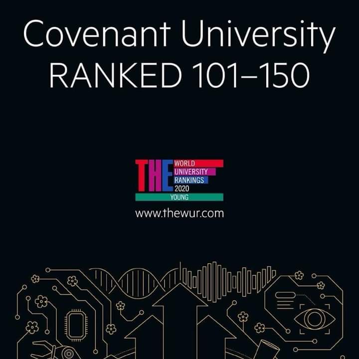 COVENANT UNIVERSITY MOVES FROM 200TH POSITION TO 101-150 BRACKET