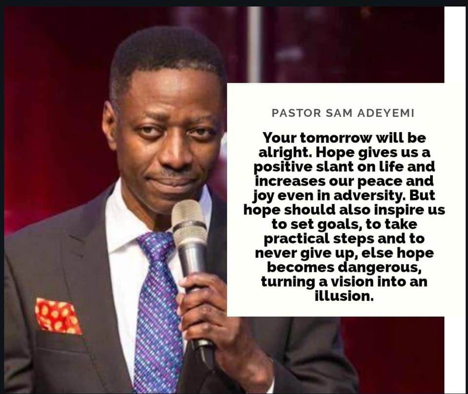 Monday Motivation Pastor Sam Adeyemi - Church Gist