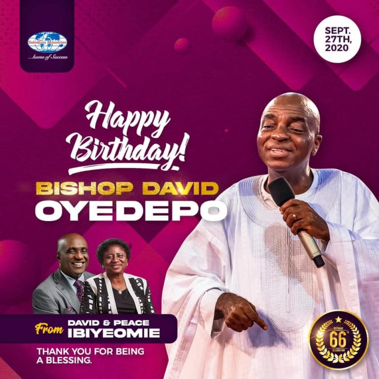 HAPPY BIRTHDAY BISHOP DAVID OYEDEPO - Church Gist