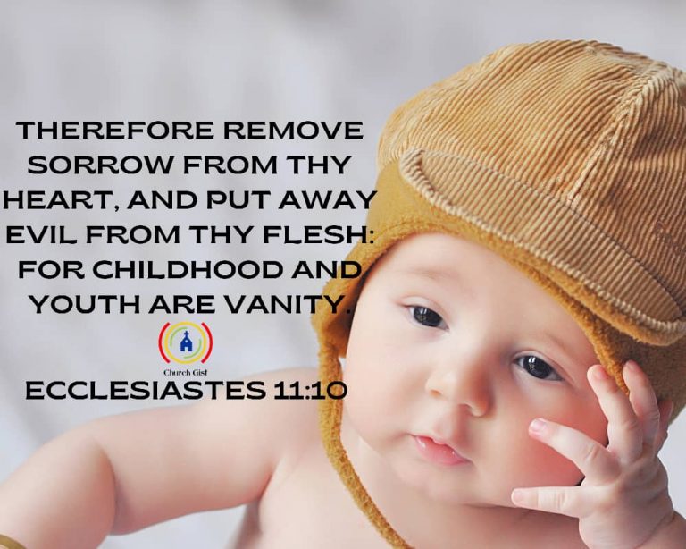 WORD For Today              Ecclesiastes 11:10