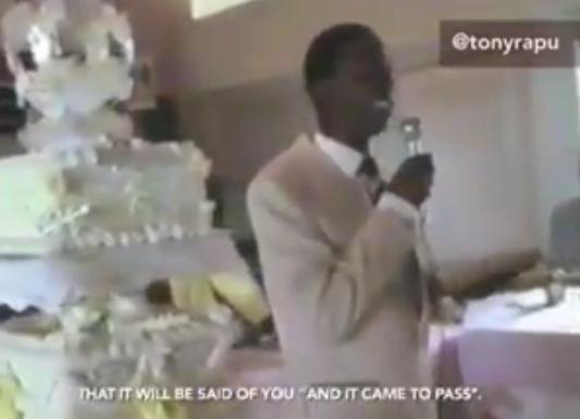 Pastor Tunde Bakare and Pastor E.A Adeboye at Pastor Tony Rapu’s Wedding