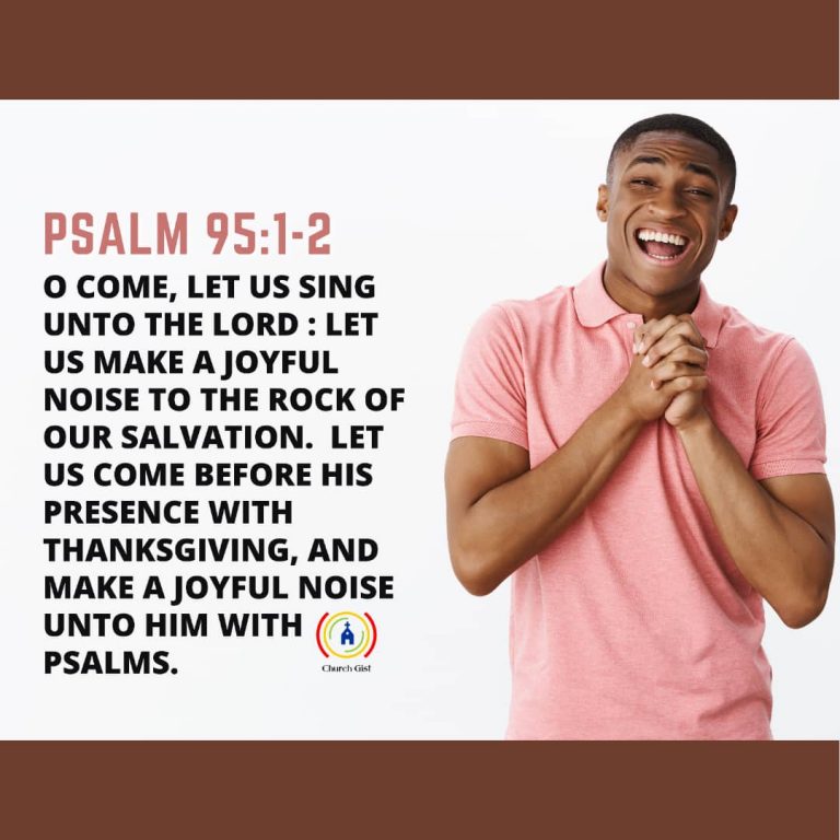 WORD For Today                       Psalm 95:1-2