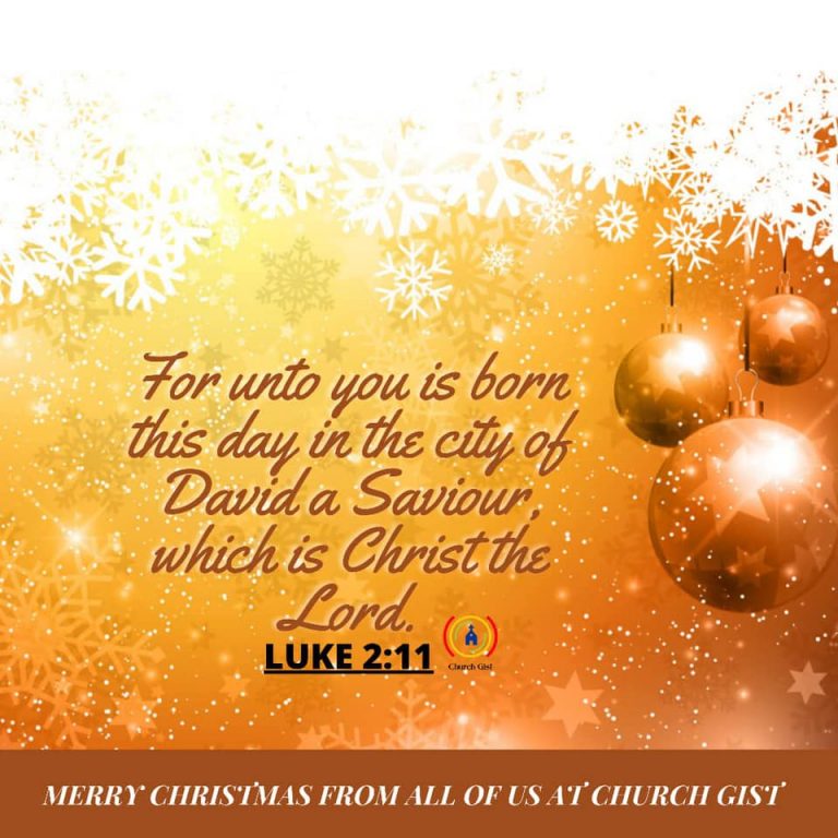 WORD For Today – Luke 2:11