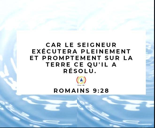 Romans 9:28 (French)