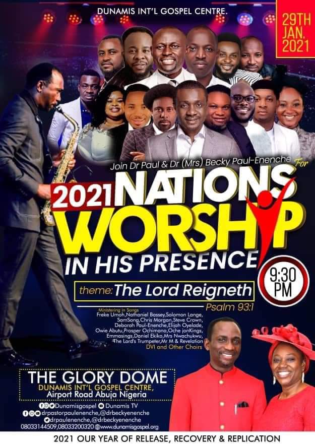 2021 Nations Worship In His Presence.