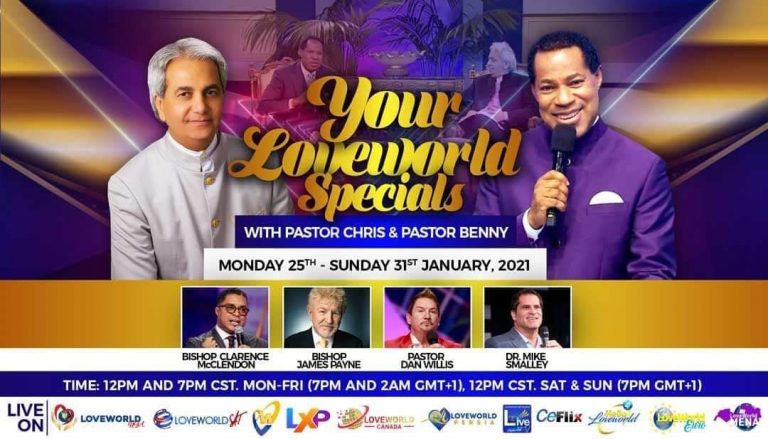 Your Loveworld Specials with Pastor Chris and Pastor Benny