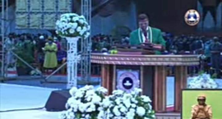 Pastor E. A. Adeboye at RCCG March Special Holy Ghost Service. God Bless You Part 3, ‘I Will Lift Up My Eyes’