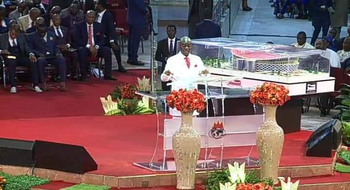 I WARNED YOU THAT THIS NATION WAS MAKING THE COSTLIEST MISTAKE. NOW YOU ARE FACING THE MUSIC BUT MERCY WILL PREVAIL. -Bishop David Oyedepo at 1st Service, Faith Tabernacle, Canaanland
