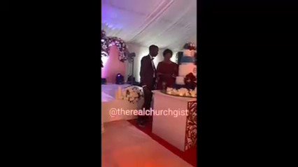 Dr Pastor Becky Enenche and Kemi Oyedepo Jnr during the couple’s first meal