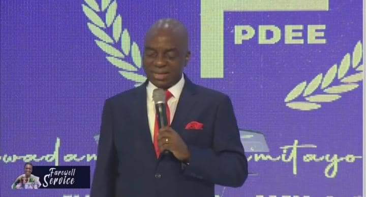 CLOSING CHARGE/PRAYERS BY BISHOP DAVID OYEDEPO AT PASTOR DARE ADEBOYE’S FAREWELL SERVICE.