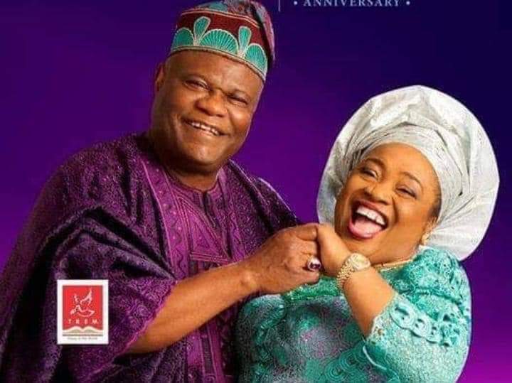 HAPPY 40th WEDDING ANNIVERSARY TO Bishop and Bishop Mrs Okonkwo. Founders of The Redeemed Evangelical Mission (TREM)