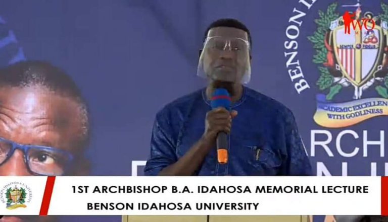 IT DOESN’T MATTER THE AGE, IT DOESN’T MATTER THE TIME, NOBODY CAN FORGET ARCHBISHOP BENSON IDAHOSA.